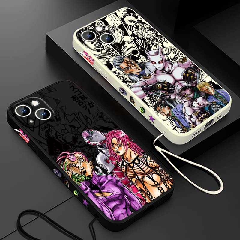 Phone Cases For Iphone 16 - เคสโทรศัพท์ลายอนิเมะ JOJO Villain Diavolo Dio สำหรับ