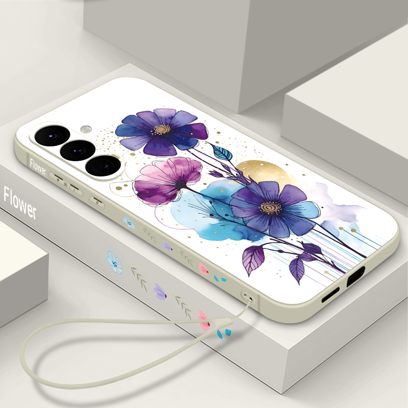 Phone Cases Galaxy A16 5G - เคสโทรศัพท์ลายดอกไม้สุดสร้างสรรค์ สำหรับ Samsung Galaxy A57 A17