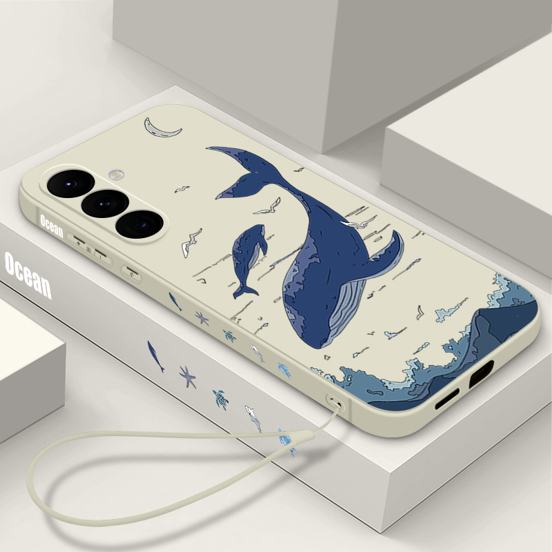 Phone Cases Galaxy A16 5G - เคสโทรศัพท์ลายวาฬ สำหรับ Samsung Galaxy S26 S25