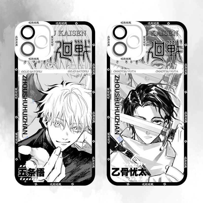 Phone Cases Jujutsu Kaisen - เคสใสลายการ์ตูน jujutsu Kaisen gojo Satoru สำหรับ