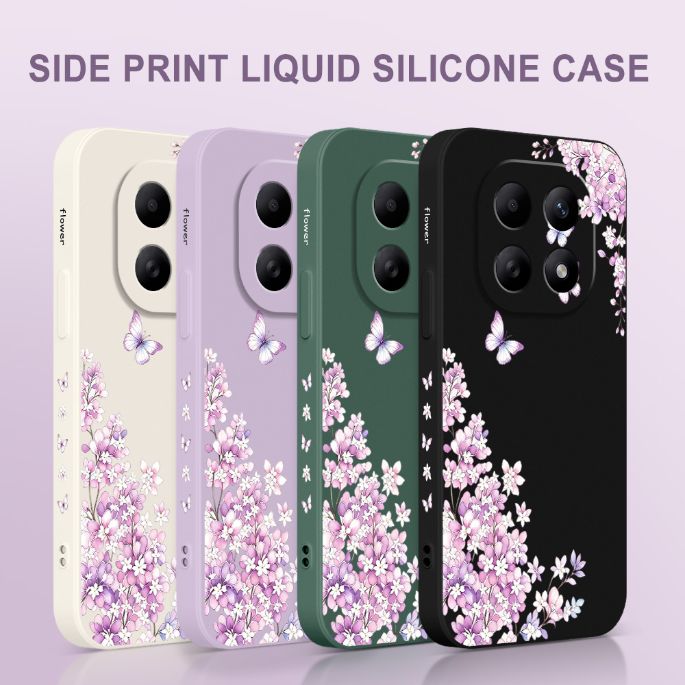 เคสโทรศัพท์ลายดอกไม้สีม่วงสำหร - Phone Cases Xiaomi 15 บทวิจารณ์และราคา