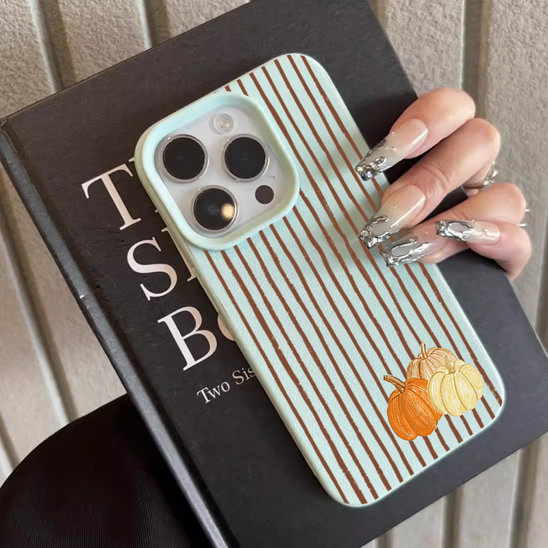เคสโทรศัพท์ลายฟักทองลายทางสีน้ - Phone Cases Xr Iphone บทวิจารณ์และราคา