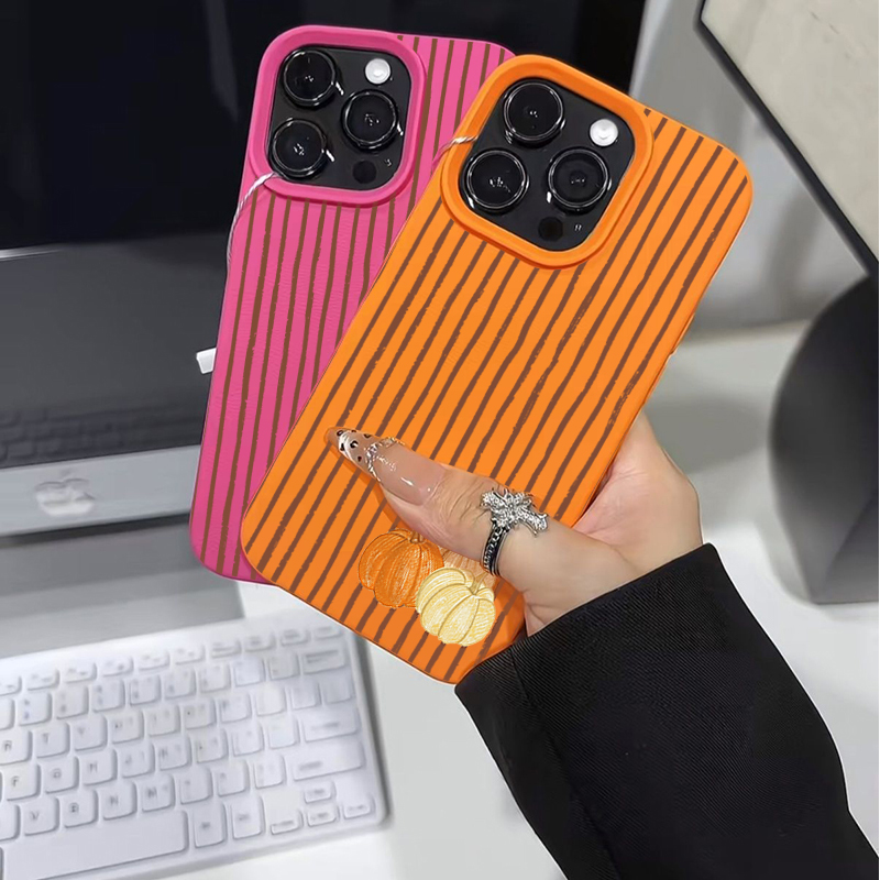 เคสโทรศัพท์ลายฟักทองลายทางสีน้ - Phone Cases Xr Iphone บทวิจารณ์และราคา