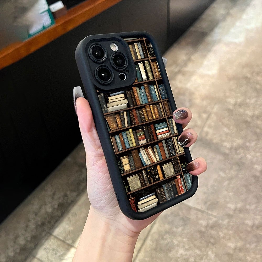 เคสโทรศัพท์ลายชั้นวางหนังสือสุ - Phone Cases For Iphone 16 บทวิจารณ์และราคา
