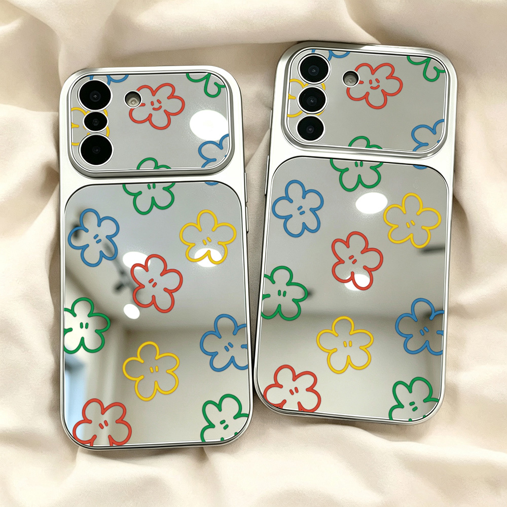 เคสโทรศัพท์ลายดอกไม้พร้อมกระจก - Phone Cases Galaxy A16 5G บทวิจารณ์และราคา