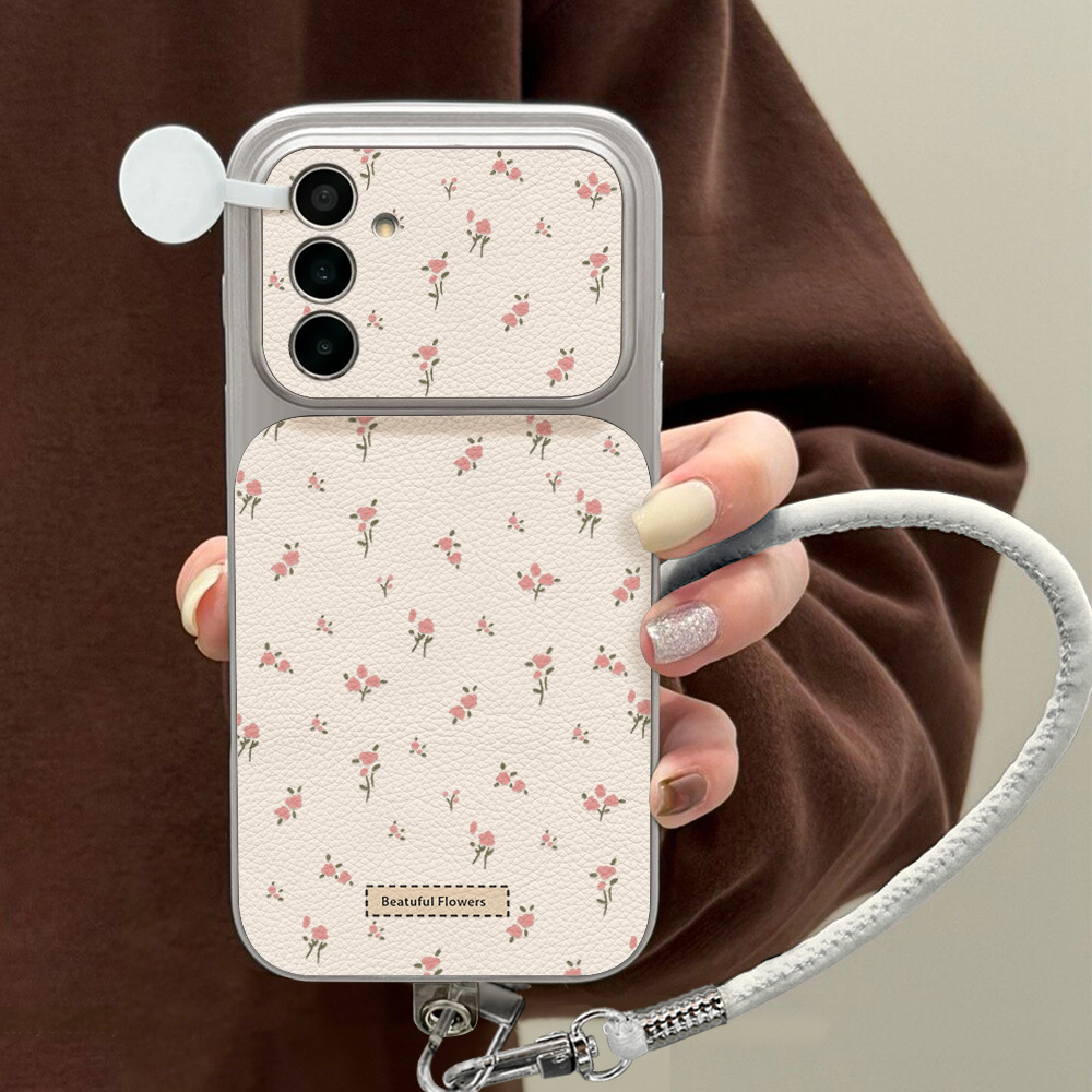 เคสโทรศัพท์ลายดอกไม้สีชมพูน่าร - Phone Cases Galaxy A16 5G บทวิจารณ์และราคา
