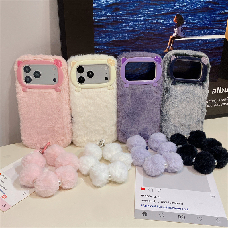 เคสโทรศัพท์ขนเฟอร์สีพื้นสุดหรู - Phone Cases For Iphone 16 บทวิจารณ์และราคา