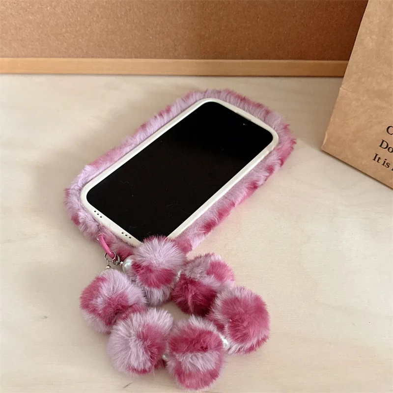 เคสโทรศัพท์ลายเสือดาวขนฟูนุ่ม  - Phone Cases For Iphone 16 บทวิจารณ์และราคา