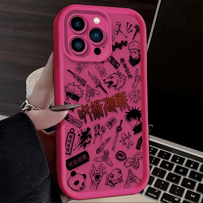 เคสโทรศัพท์ลายคอลลาจอนิเมะ Juj - Phone Cases Jujutsu Kaisen บทวิจารณ์และราคา